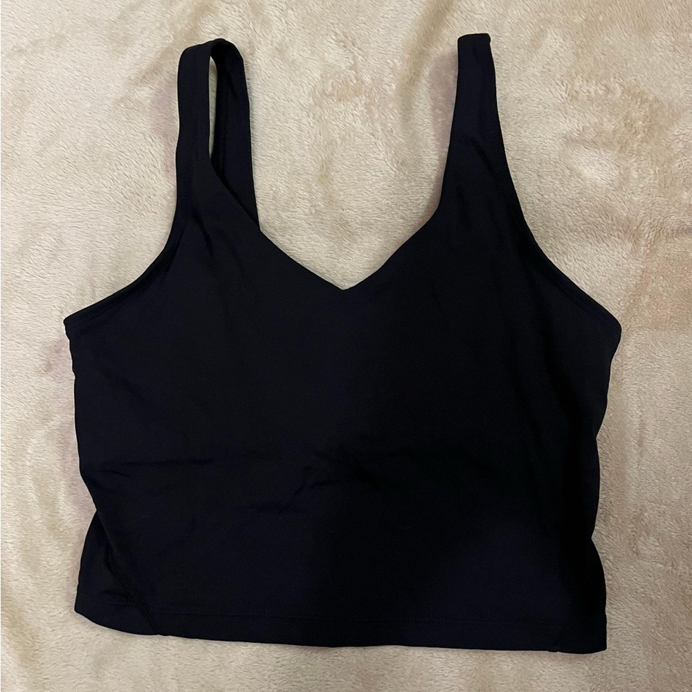 Black sports tank
